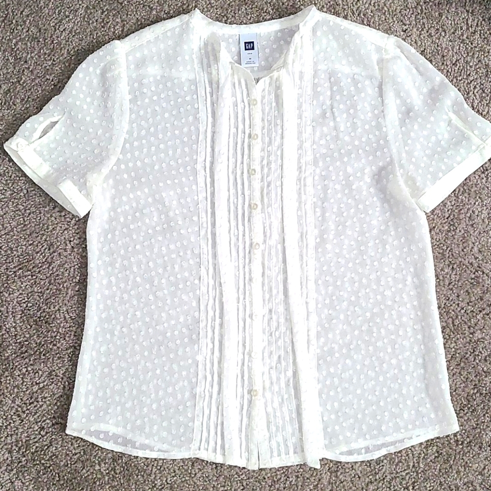 Gap sheer blouse